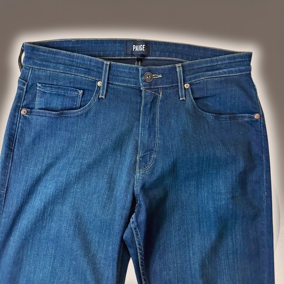 PAIGE Denim Men’s ‘Normandie’ Straight Leg Jeans in “Cellar” Wash Size 32 - Picture 6 of 16